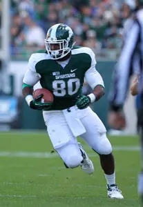 Dion Sims recorded his first career 100-yard receiving game with six receptions for 112 yards and a score against EMU.