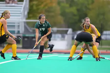 Allie Ahern assisted in the final Spartan goal.