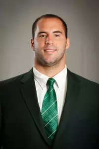 Fifth-year senior Ethan Ruhland was thrust into the lineup Saturday when starting center Travis Jackson suffered a knee injury.