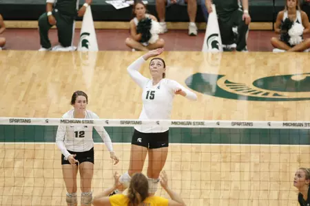 Lauren Wicinski had 51 kills and five service aces over the weekend.