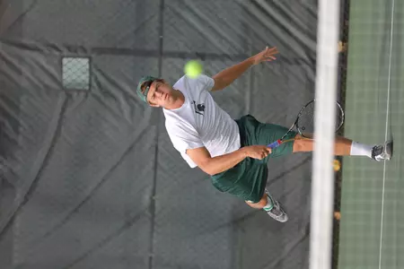 Junior Aaron Pfister looks to continue his success with opening victores against Wright State and Detroit.