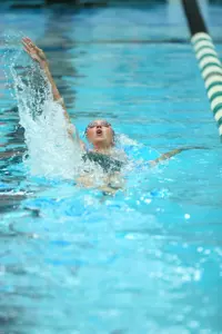 Senior Lauren Baisden stole two wins away from Toledo in Friday's meet