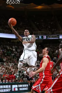 Keith Appling's driving layup put the Spartans ahead for good in the final minute.