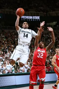Michigan State plays Indiana in Bloomington on Sunday afternoon.