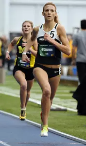Redshirt sophomore Leah O'Connor claimed a win in the mile against Michigan.
