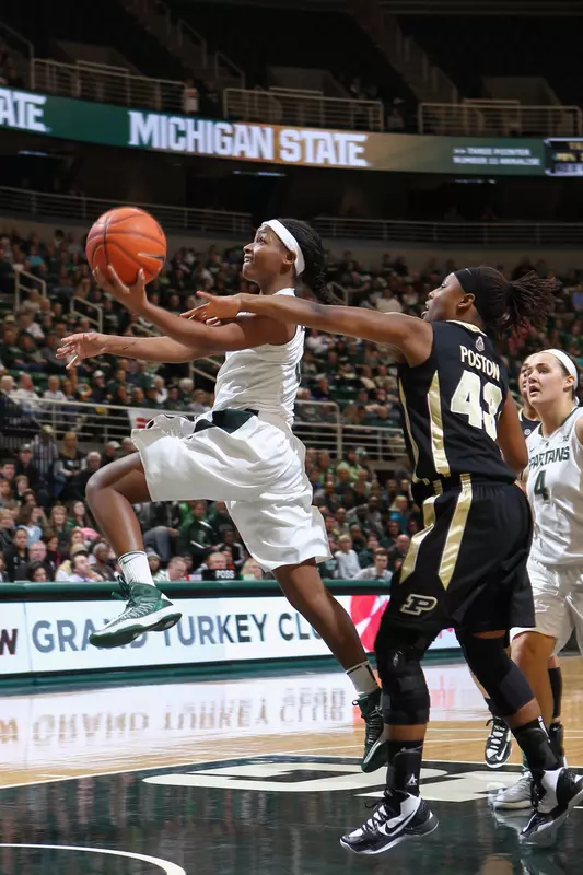 Kiana Johnson scored 19 points to lead the Spartans for the third-straight game.
