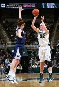 Becca Mills led the Spartans with 17 points