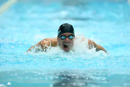 Bryan Williams won all three of his individual events against Iowa.