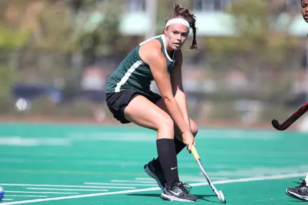Abby Barker records first collegiate hat trick