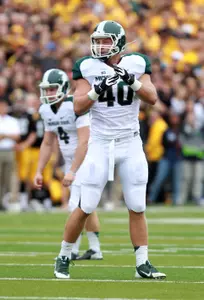 Max Bullough and the Spartans held Iowa to just 23 rushing yards on Saturday in Iowa City.