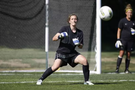 Gabrielle Gauruder had 11 saves on Sunday.