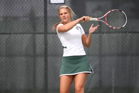 Emily Meyers will compete in the singles qualifying bracket and the doubles main draw.