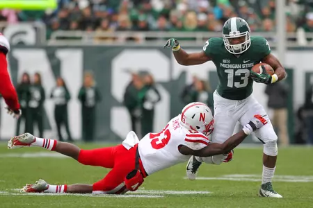 Bennie Fowler and the Spartans are looking for their first-ever win over Nebraska.