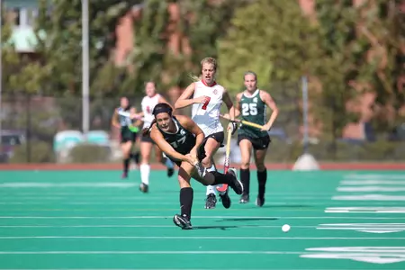 Ahern scored two goals in Wednesday's play-in game