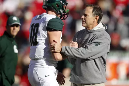 MSU head coach Mark Dantonio is the only coach in school history with four nine-win seasons (2008, 2010, 2011, 2013).