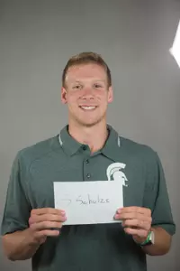 Sam Schulze finished second overall in the 50 freestyle with a season-best time of 20.87.