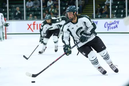 Villiam Haag led MSU with four shots on goal in Friday's loss.