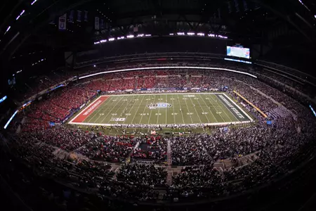 Lucas Oil Stadium will host the Big Ten Championship Game on Dec. 7.