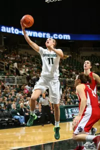 Senior Annalise Pickrel scored 16 points in the meeting against Temple last season.