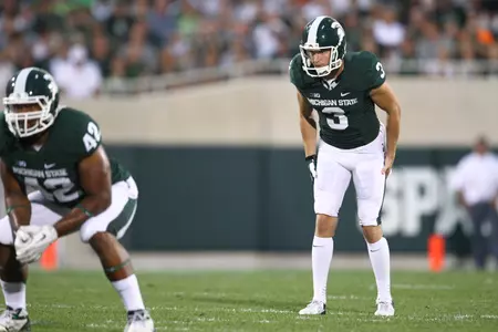 Junior Mike Sadler leads the NCAA FBS with 15 punts downed inside the 10-yard line.