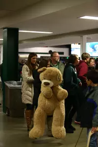 Fans will toss their stuffed animals on the ice after the Spartans' first goal.