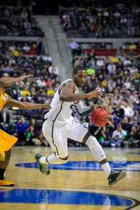 MSU plays Oakland Saturday at the Palace of Auburn Hills, site of two Spartan victories in the 2013 NCAA Tournament.