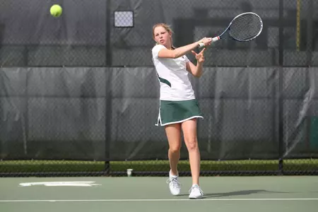 Faulkner finished runner-up in the singles Draw A bracket at the Spartan Invitational.