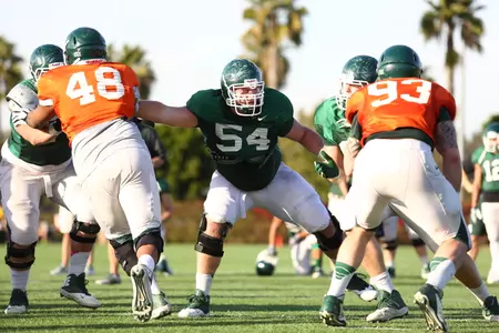 Versatile players like offensive lineman Connor Kruse have helped spark MSU to a school-record 12 victories in 2013.