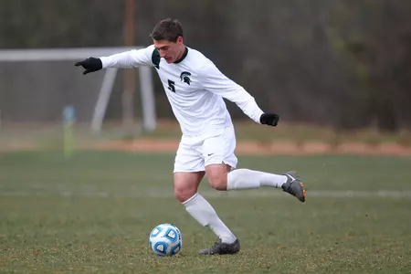 Ryan Thelen and the Spartan defense lead the Elite Eight teams with a .64 goals against average.