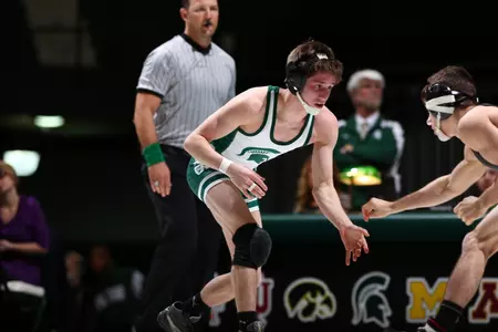 Brenan Lyon defeated his first ranked wrestler of the season.