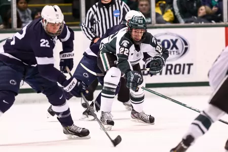 Lee Reimer assisted on the game-winner vs. Bowling Green
