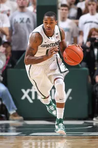 Keith Appling shared team MVP honors along with Gary Harris at the 2013 Men's Basketball Awards Banquet on Monday night.