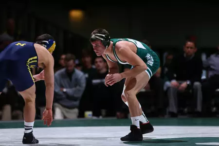 Senior Dan Osterman will face No. 4 seed Cole VonOhlen of Air Force in the second round.