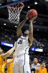 Derrick Nix scored 23 points and had a career-high 15 rebounds in the win over Valparaiso in the NCAA Second Round on Thursday at The Palace.
