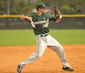 Kevin Goergen had a career-high three hits in MSU's 10-7 loss at Austin Peay on Monday.