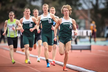 Redshirt senior Josh McAlary currently ranks No. 2 in the Big Ten in the 1,500m.