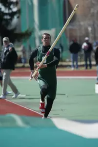 Redshirt senior Cliff Miller won the pole vault with a career-best performance at the Jesse Owens Track Classic.