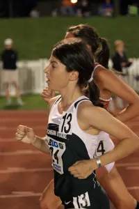 Melanie Brender posted a runner-up finish in the 10K with the second-fastest time in the Big Ten.