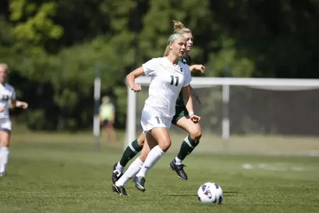 Redshirt sophomore Rachel Van Poppelen leads Spartans' offensive attack.