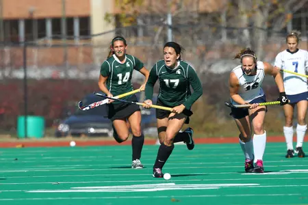 Allie Ahern records hat trick in 7-0 win