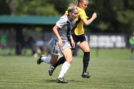 Allyson Krause made several runs at the goal, posting three shots on the day.