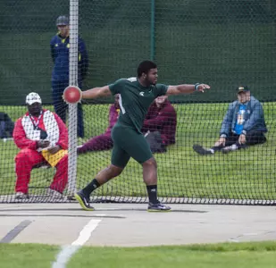 Maag will coach 2012 Big Ten discus champion Antonio James this upcoming season.
