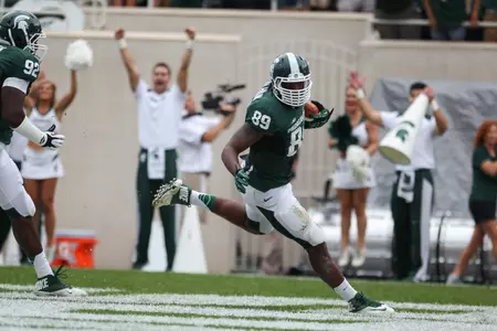 Shilique Calhoun opened the scoring against South Florida, returning a fumble 4 yards for a TD.