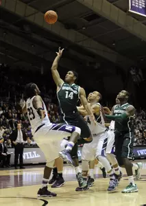 Gary Harris scored 14 points versus Northwestern.
