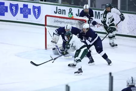 Mike Ferrantino scored the first goal of the game on Saturday night.