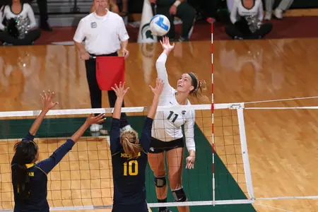 Chloe Reinig had 15 kills vs. Nebraska