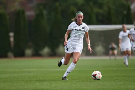 Nicole Caruso has been a four-year starter on defense for the Spartans