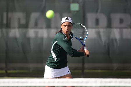Athena Trouillot and Erin Faulkner advanced in the doubles draw of Friday