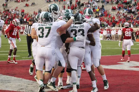 Michigan State posted historic offensive numbers at Indiana on Saturday.