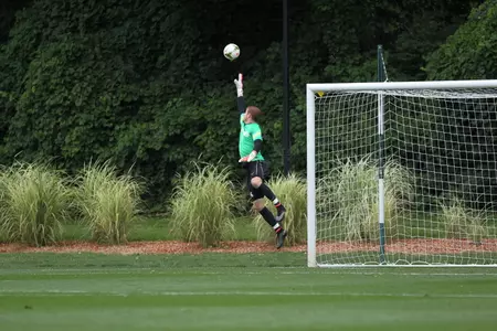 Junior goalkeeper Zach Bennett